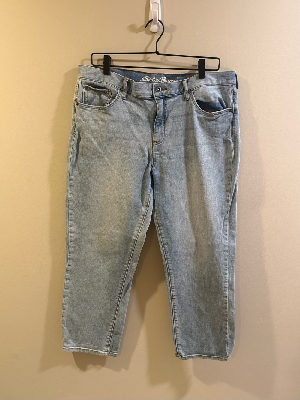Eddie Bauer Light Blue Cropped Jeans